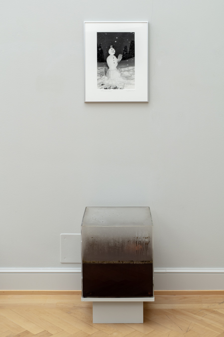 Mäddel Fuchs, Schneemann, 2001, Foto: Stefan Rohner