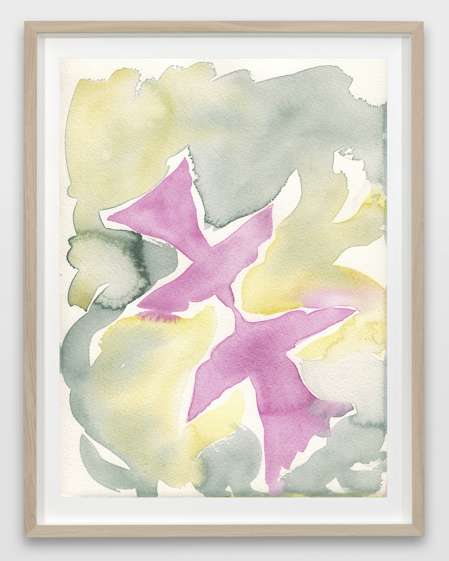 Mai-Thu Perret, Untitled, 2023, Watercolour on paper, 27 x 18.9 cm
