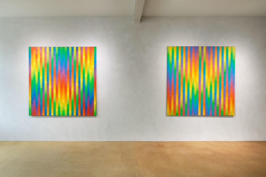 Installation view, ‘Richard Paul Lohse’ at Hauser & Wirth Basel, 26 February – 26 April 2025 © Richard Paul Lohse-Stiftung / 2025, ProLitteris, Zurich. Photo: Gina Folly