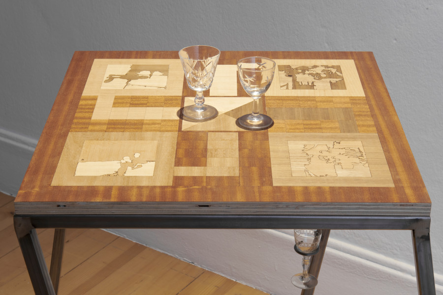 1. Monika Emmanuelle Kazi, Les règles du jeu, (detail), 2021. Photo : Guillaume Python. Courtesy Kunsthalle Friart Fribourg