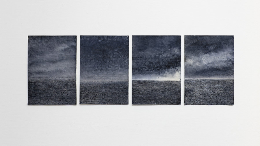 Exhibition view, Mon corps est un paysage, Elias Njima & Jean-Christophe Norman, Galerie C, 2024. © Galerie C
