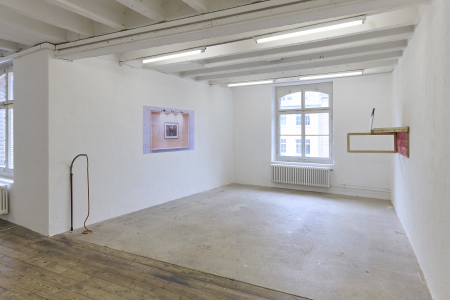 Installationsansicht, Studio Visit, 22.8.–20.9.2025, Stiftung BINZ39, Zürich. Foto: Flavio Karrer.