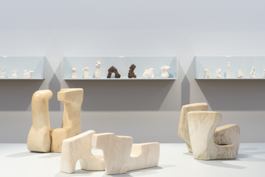 Vue de l’exposition André Tommasini. Une vie à sculpter. Musée cantonal des Beaux-Arts de Lausanne. Photo : Etienne Malapert/MCBA