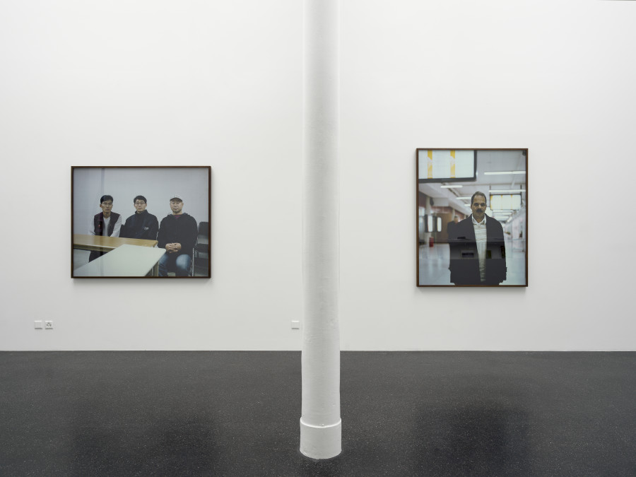 Installation view, Bruno Serralongue, Pour la vie, Galerie Francesca Pia, Zurich, 2022. Photo: Cedric Mussano