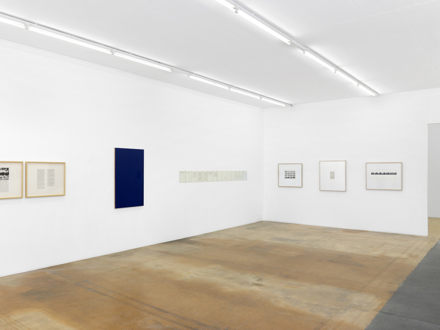 Ian Burn. Vue d'exposition, MAMCO, 2023, photo Annik Wetter