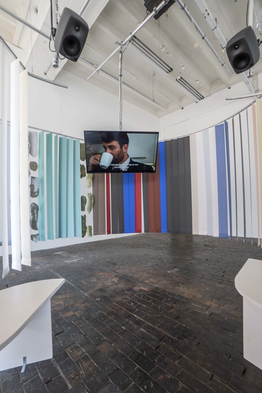 Exhibition view of Bourses de la Ville de Genève 2022 at Centre d’Art Contemporain Genève (02.09‒02.10.2022). © Centre d’Art Contemporain Genève. Photo : Julien Girard
