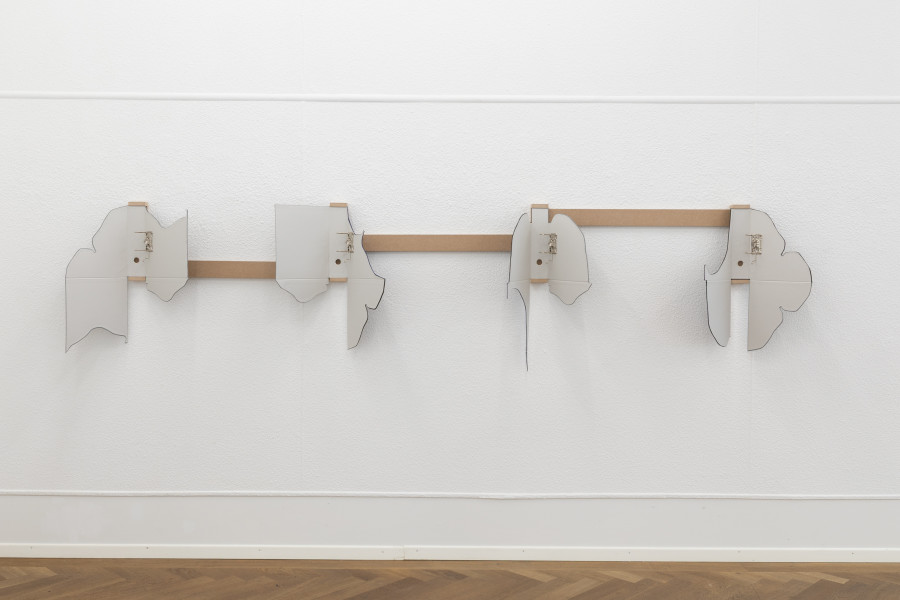 Installation view, A SEQUEL SEEPING NEARBY, Leolie Greet, KRONE COURONNE, 2025. Photo credit: Michal Schorro