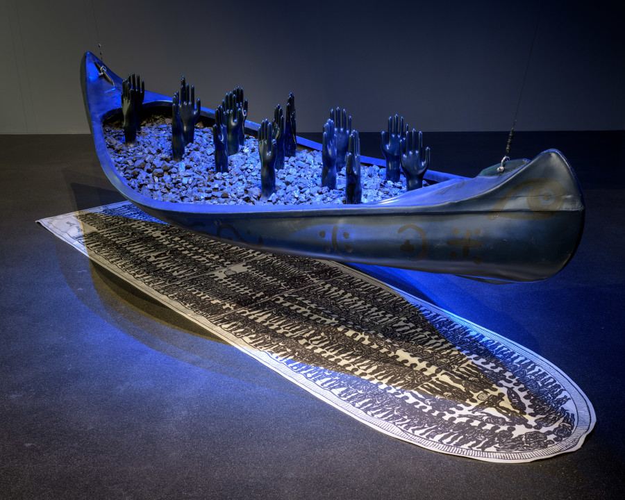 Betye Saar: Serious Moonlight, Installation view, 2023, Photo: Kunstmuseum Luzern, Marc Latzel.
