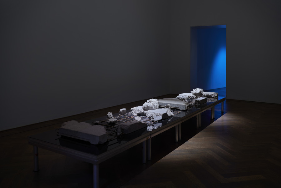 Valentin Noujaïm, PANTHEON, exhibition view, Kunsthalle Basel, 2025, photo: Philipp Hänger / Kunsthalle Basel