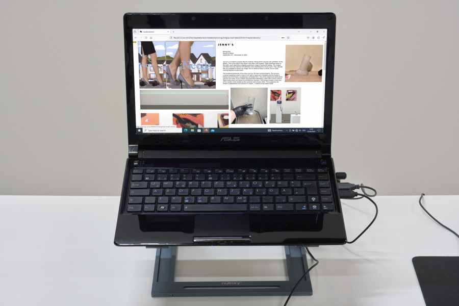 Morag Keil, Client (detail), 2024. Photo: Guillaume Python. Courtesy of the artist and Galerie Isabella Bortolozzi, Berlin