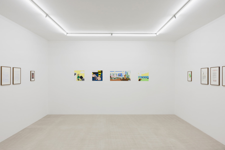 Exhibition view, Lionne Saluz, Ikonen, For, Basel. Photography: Gina Folly / all images copyright and courtesy of the artist and For, Basel