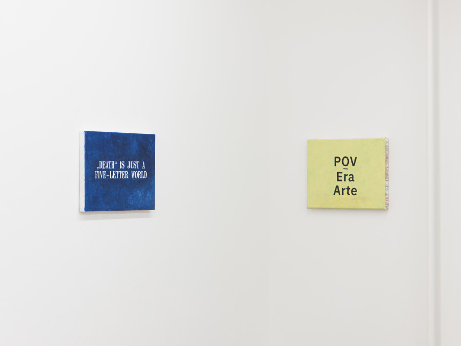 Exhibition view, René Kemp, L’univers crie, Mai 36 Galerie, 2021-2022.