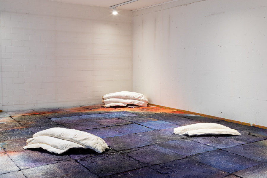 Petra Njezic & Davina Andrea Deplazes: Mansarde & Souterrain, Exhibition view, 2023, ZIMMERMANNHAUS BRUGG.