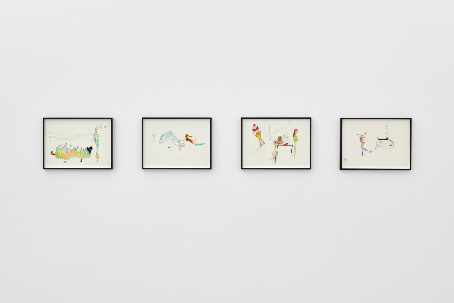 Exhibition view, Jardins Défiants (Defiant Gardens), Halle Nord, Geneva, 2025. Astrit Ismaili, Through and in and out of the Hole, 2023-ongoing. Photo credit: © Thomas Maisonnasse / Halle Nord, 2025