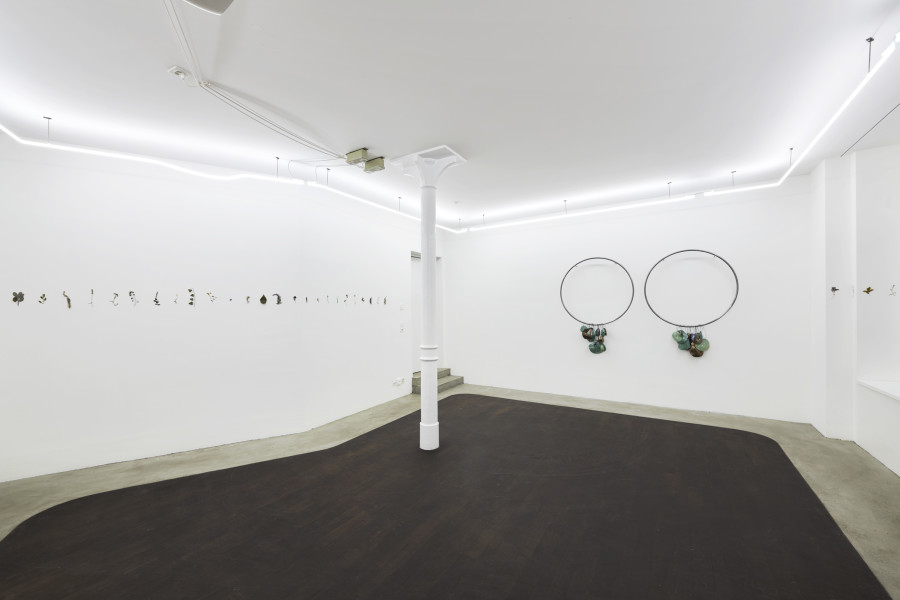 Installation view, Cuore Mangiato, Guscio di Fiore, Fattucchiere, Kulturfolger, 2023-2024. Photo: Anna Maysuk
