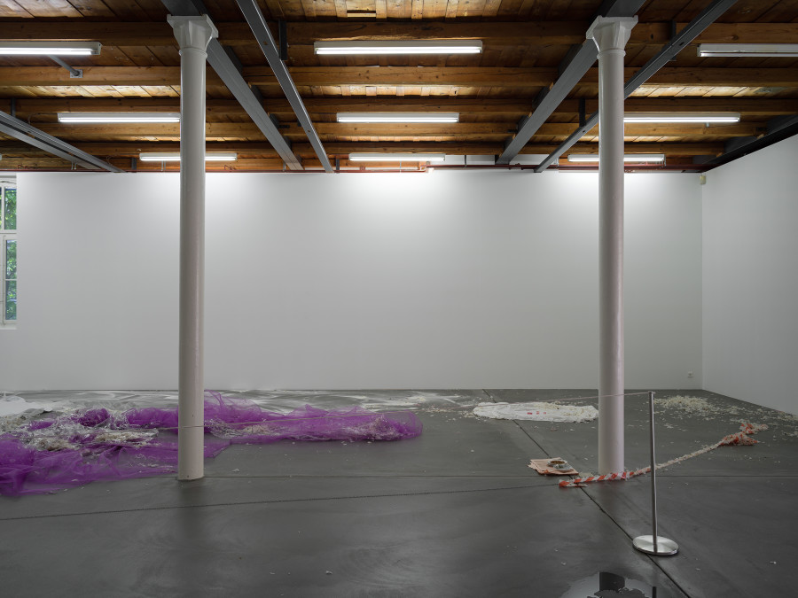 Jason Dodge, installation view, Kunsthalle Friart Fribourg, 2026. Photo: Cedric Mussano