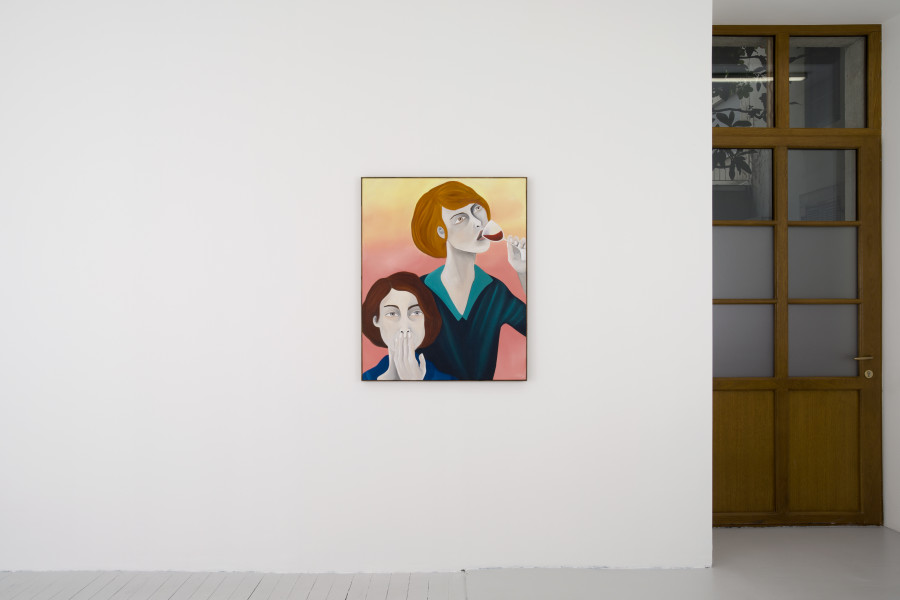 Exhibition view, "Together Separated", Rebecca Brodskis, Fabienne Levy, Geneva, 2025. Photo credit: Claude Cortinovis