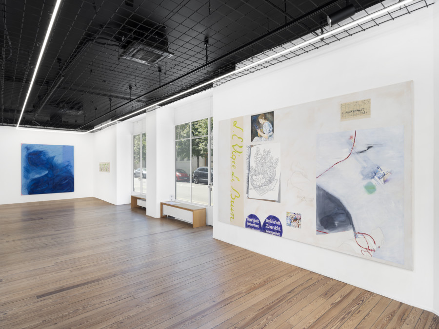Exhibition view, Memory Shelf, Gritli Faulhaber & Augusta Lardy Micheli, galerie lange + pult, Geneva, 2025. Photo credit: Julien Gremaud