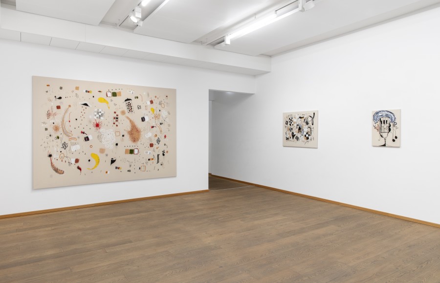 Installation view, Alexi Tsioris, Dwell raw, Livie Gallery, 2025, Photos: Esther Mathis