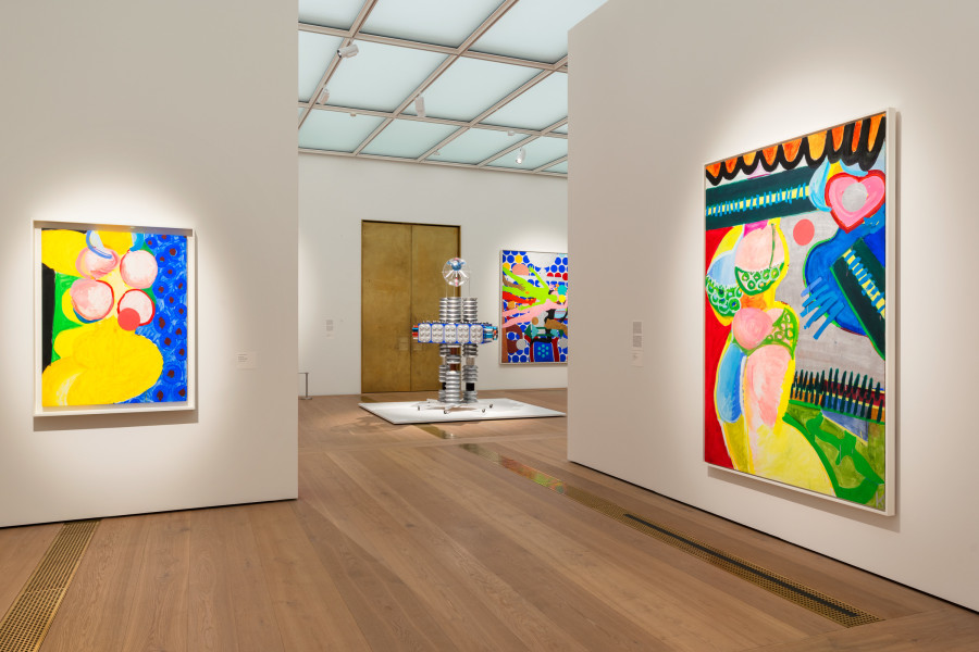 Installation view «Kiki Kogelnik. Retrospective», Kunsthaus Zürich, 2024. Photo credit: Kunsthaus Zürich, Franca Candrian