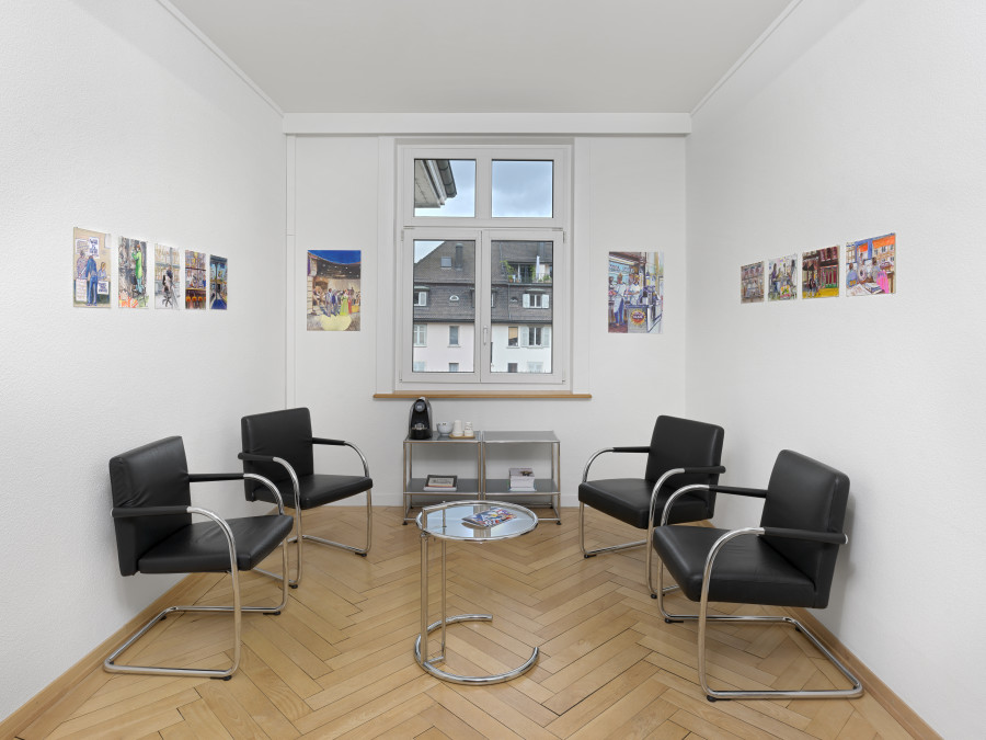 Exhibition view, Maria Pomiansky, Nothing Personal, BELETAGE Art Space, Zürich, 2025. Photo credit: Annik Wetter, courtesy BELETAGE, Zurich