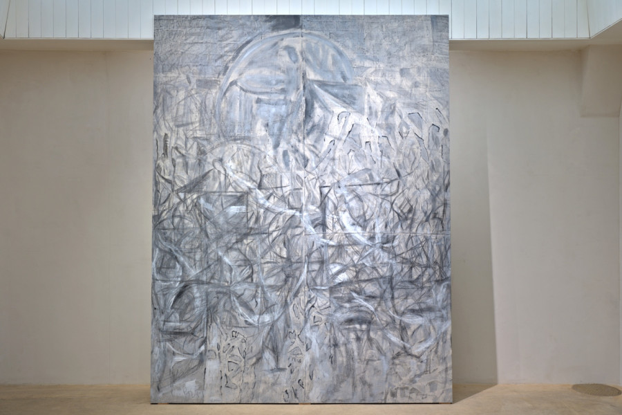 Exhibition view, Peppi Bottrop, MoonGoons, Galerie Knoell, 2023. © Courtesy of the artist and Meyer Riegger Berlin / Karlsruhe / Basel. Photo: Nicolás Sarmiento