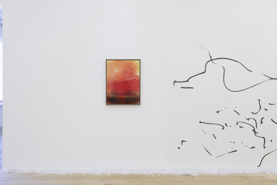 Installation view, Leiko Ikemura, Cosmic Mom, Galerie Peter Kilchmann, 2024.