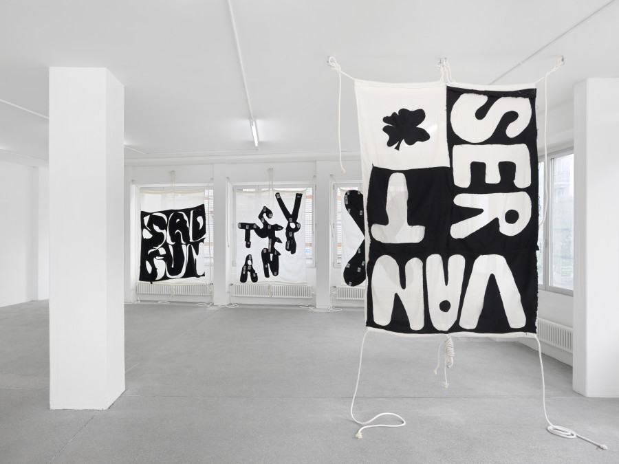 Sylvie Fleury, Mélanie Matranga, Fern O'Carolan, Carissa Rodriguez, Installation view, Karma International, Zurich, 2024. Courtesy the artists and Karma International, Zurich. Photo: Annik Wetter