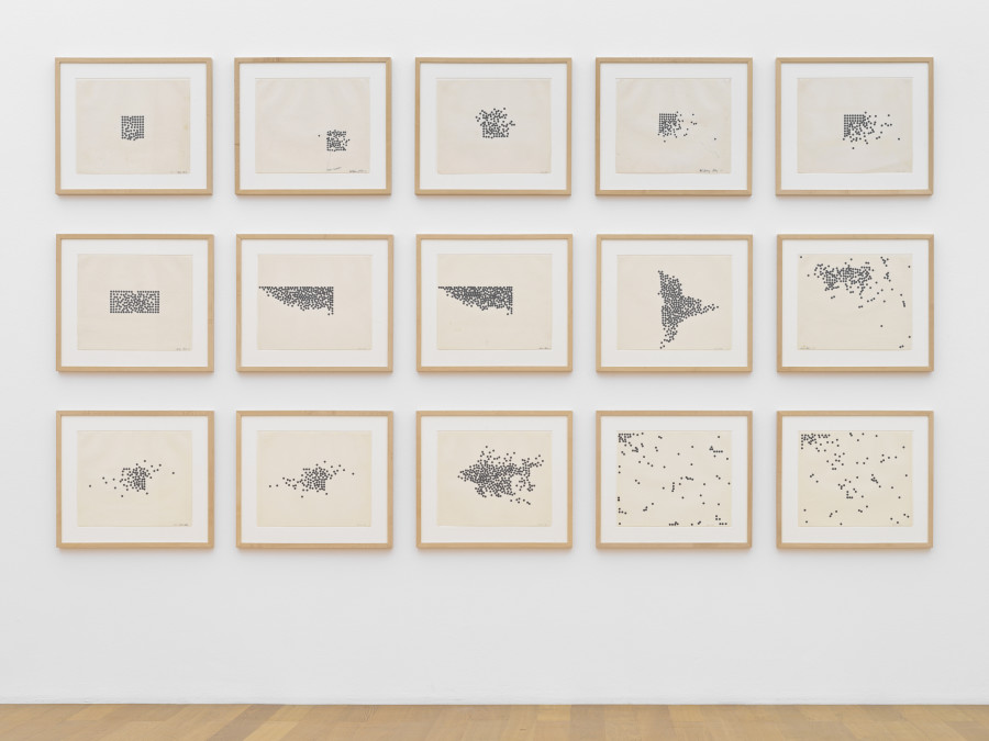 Installation view, Barry Le Va, In a State of Flux, 26.04.–29.09.2024, Kunstmuseum Liechtenstein, Vaduz. Photos: Stefan Altenburger Photography, Zurich. © Estate of Barry Le Va, David Nolan Gallery, New York / Kunstmuseum Liechtenstein