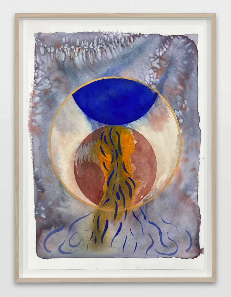Mai-Thu Perret, Untitled, 2022, Watercolour on paper, 68 x 50.6 cm