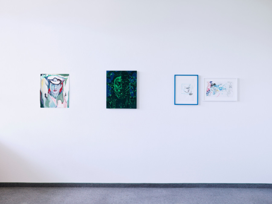 Installation view, unconcealed sensitivities, flatmarkus, 2024. Photo credit: flatmarkus & Felix Jungo