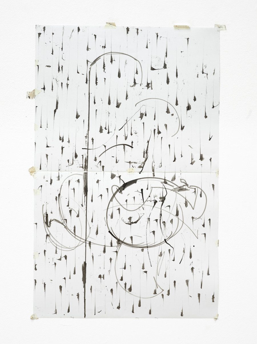 LA Timpa, Decease, can’t negate fiction, 2025, in I Got A New Joint: What I Should’nt Do 06 With The Money, Kunsthalle Winterthur, 2025. Photo: Cedric Mussano. Courtesy of Kunsthalle Winterthur.