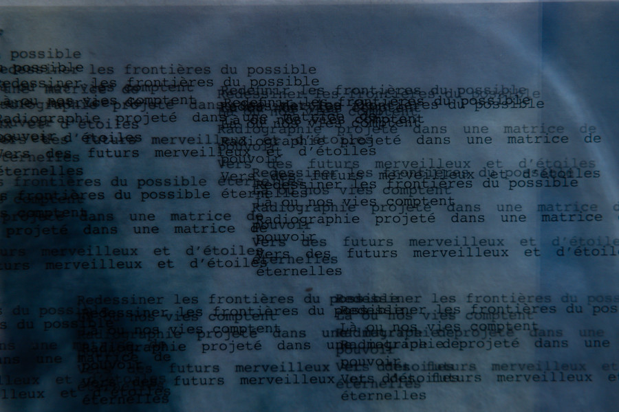 Exhibition view, LAFROFEE, Le silence des traces, 2025 / Photo : Julie Folly / Courtesy : the artist and WallStreet