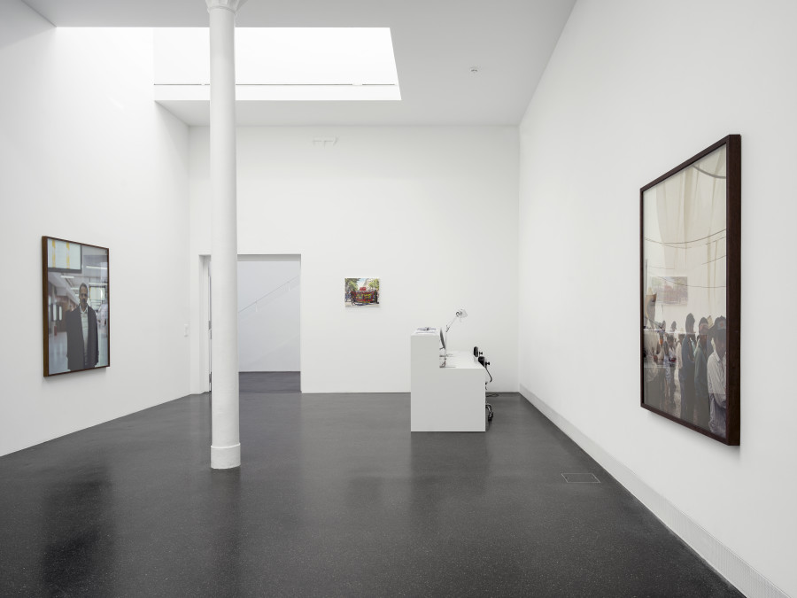 Installation view, Bruno Serralongue, Pour la vie, Galerie Francesca Pia, Zurich, 2022. Photo: Cedric Mussano