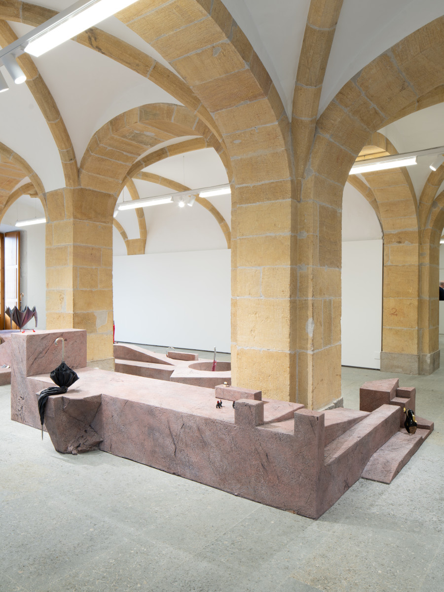 Exhibition view, Accoutrements, Rasmus Myrup, Centre d'Art Contemporain Yverdon-les-Bains (CACY), 2025-2026. Photo credit: Anne-Laure Lechat