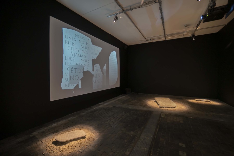 Exhibition view of Bourses de la Ville de Genève 2022 at Centre d’Art Contemporain Genève (02.09‒02.10.2022). © Centre d’Art Contemporain Genève. Photo : Julien Girard