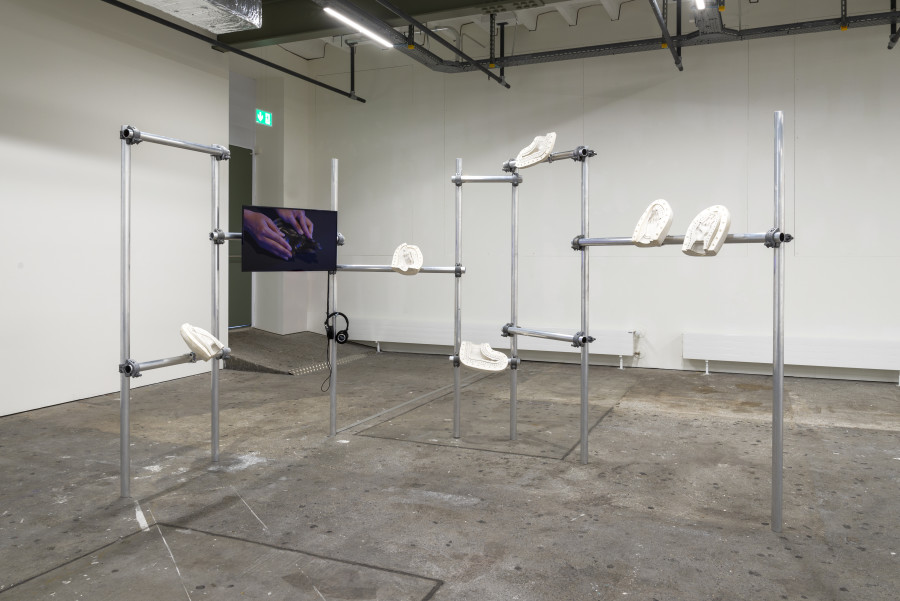 Exhibition view of Bourses de la Ville de Genève 2025 at Centre d’Art Contemporain Genève (03.09‒05.10.2025). © Centre d’Art Contemporain Genève. Photo : Simon Rao