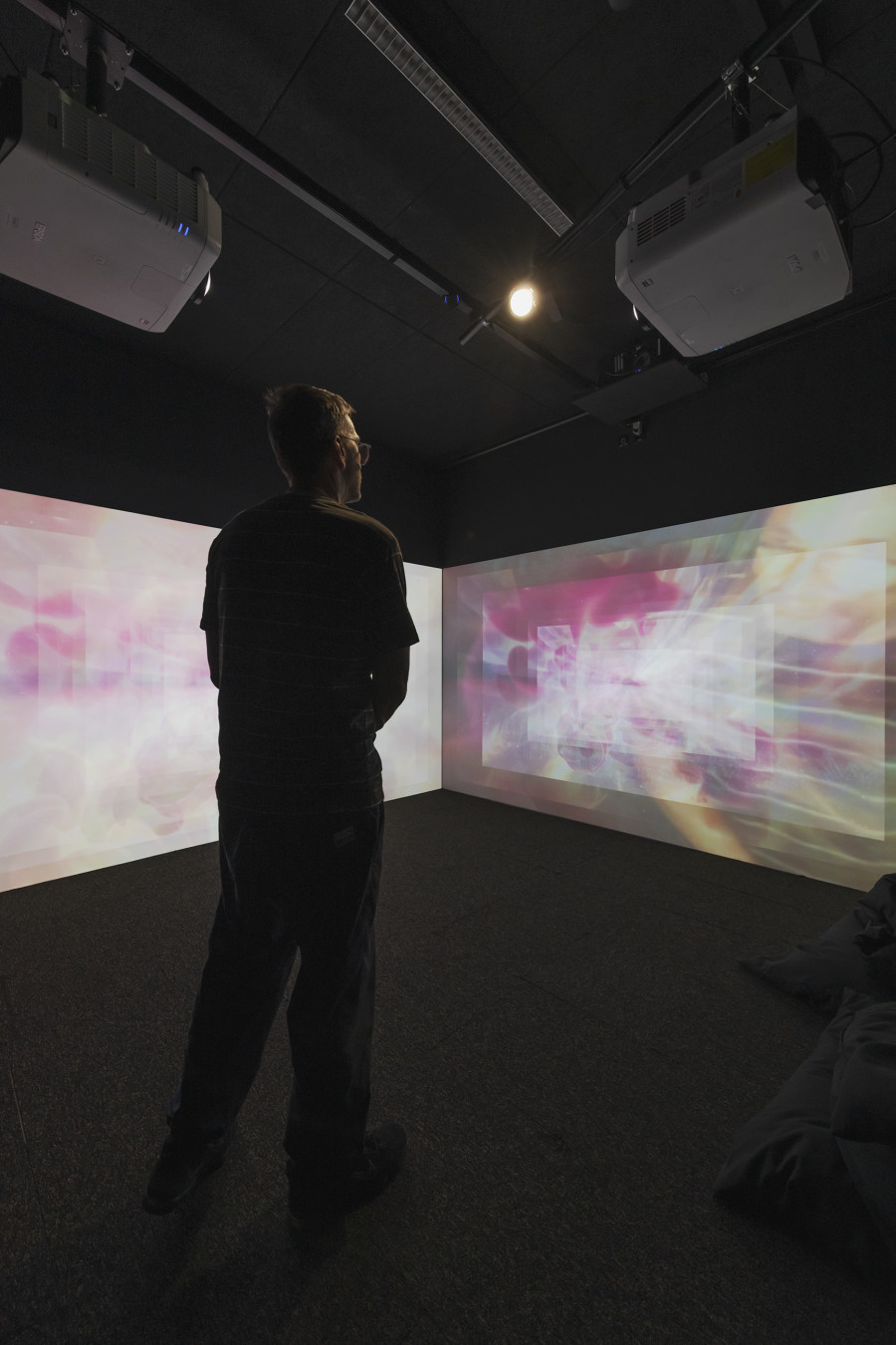 Libby Heany, Nibble My Multiverse, 2025, «Quantum Visions», 2025, HEK, photo: Franz Wamhof