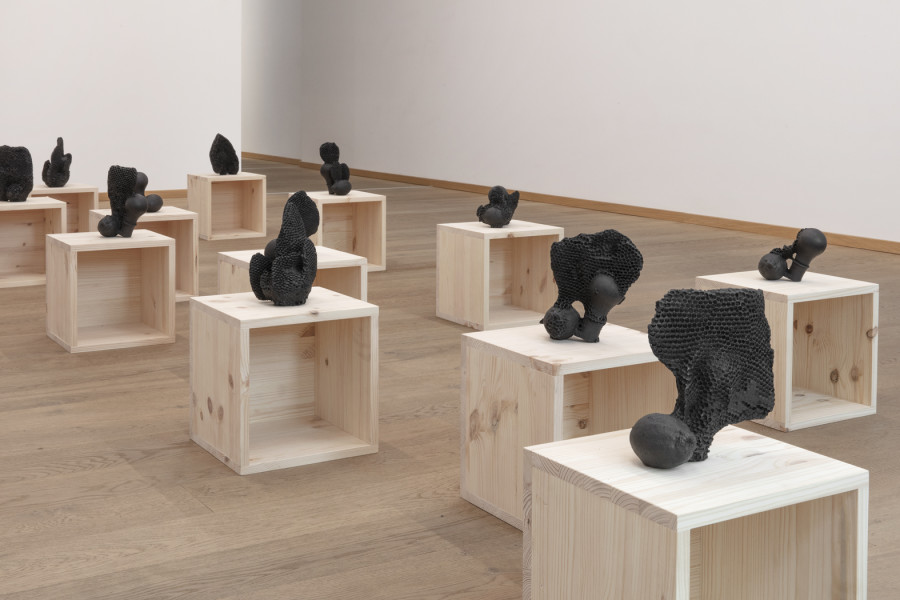 Michael Sailstorfer, Batterie, installation view, Livie Gallery, photos: Esther Mathis