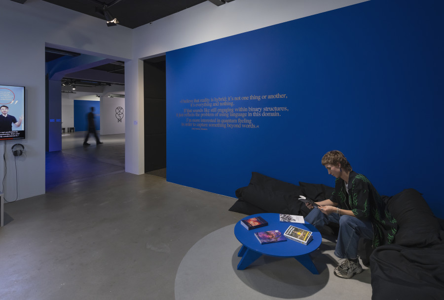 Exhibition View, «Quantum Visions», 2025, HEK, photo: Franz Wamhof