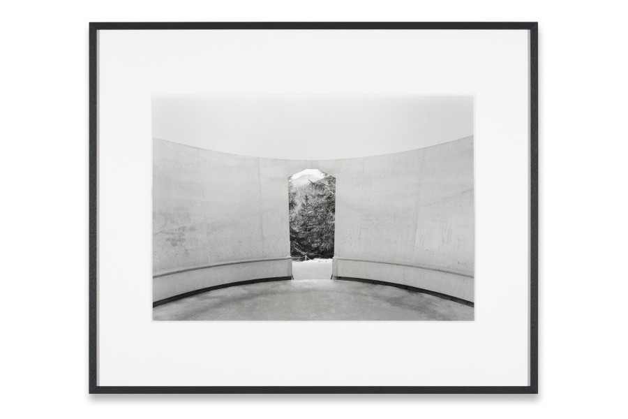 Exhibition view, Petra Wunderlich, Zuoz, 2021, Gelatin silver print on baryt paper, 42 x 60 cm each (image) / 68 x 82 cm each (frame), 2/5. Photo: Ralph Feiner, Courtesy of the artist and Galerie Tschudi