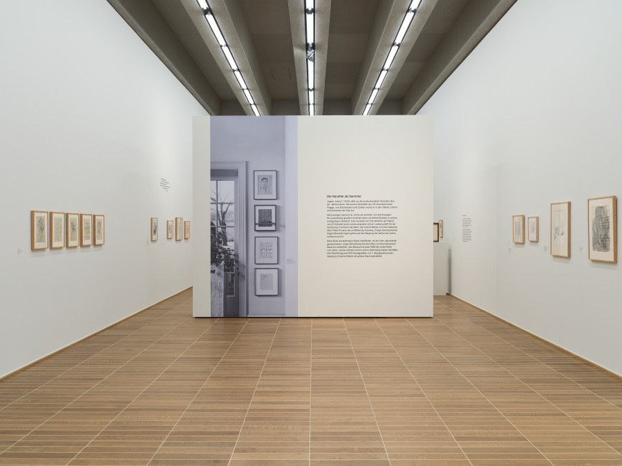 Exhibition view, Jasper Johns — The artist as collector, From Cezanne to de Kooning, Kunstmuseum Basel, 2023. Photo credit: Max Ehrengruber
