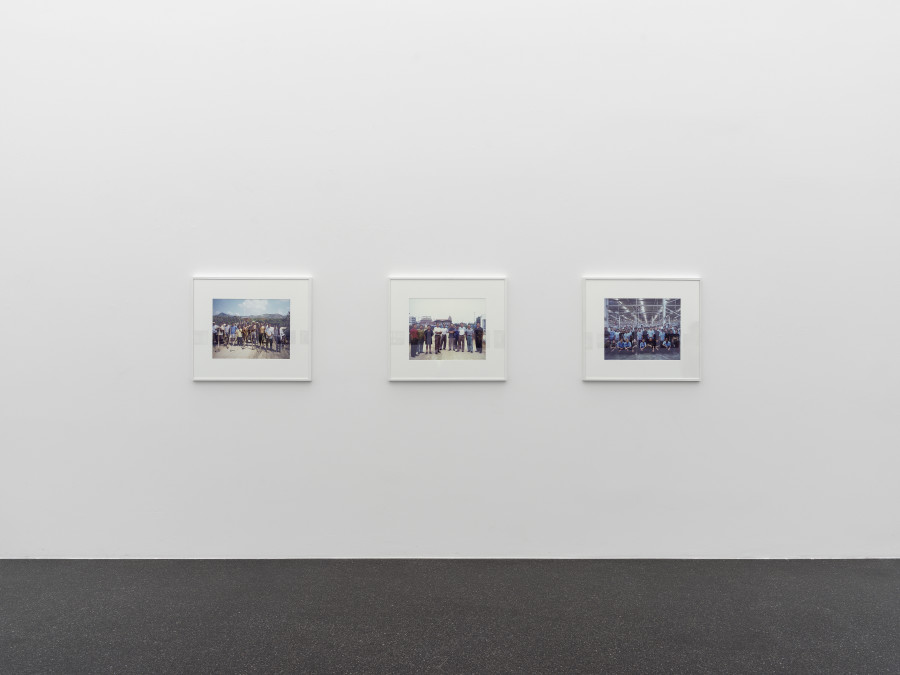 Installation view, Bruno Serralongue, Pour la vie, Galerie Francesca Pia, Zurich, 2022. Photo: Cedric Mussano