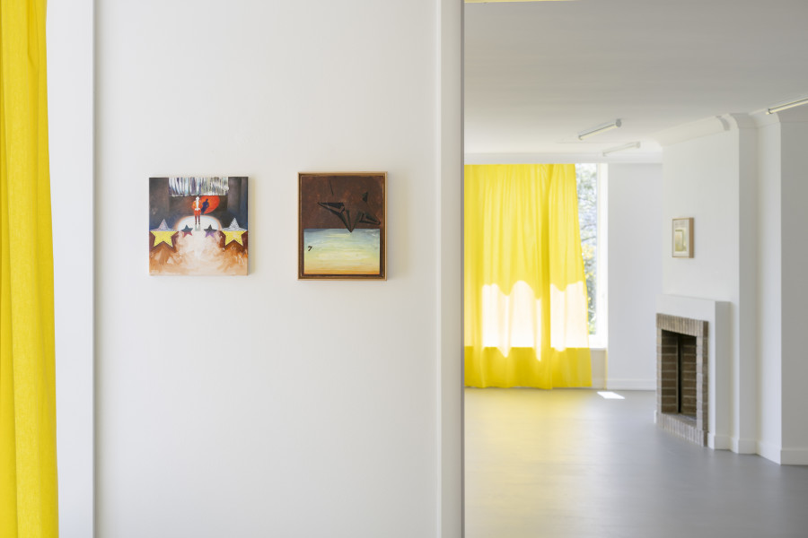 Exhibition view, Elise Corpataux, A Lifetime Waiting for Summer to Happen, suns.works, 2024. ©2024 suns.works and the artist. Photography: Claude Barrault, Remy Ugarte Vallejos et al.