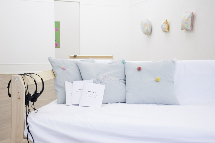 Installation view, Sweet Crip, KRONE COURONNE, 2023. Credits © Alizée Quinche