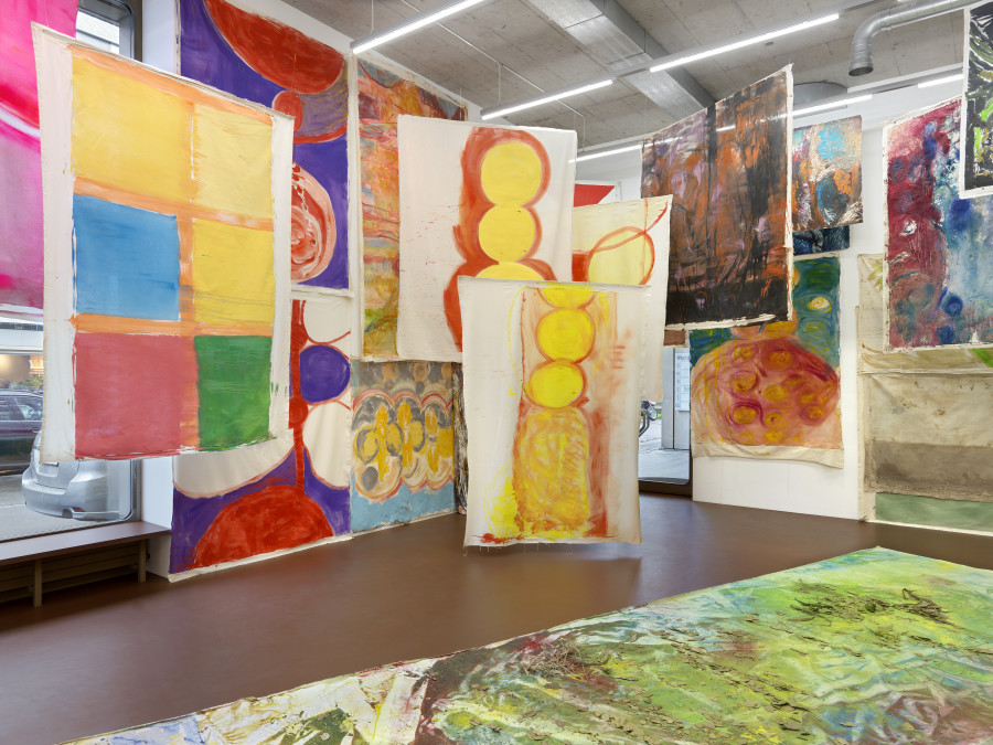 Vivian Suter, Frank = Panchito, 09 February - 26 March 2022, Opening Tuesday, 8 February, 6 - 8 pm. Karma International, Weststrasse 75, Zurich. Photo credit: Annik Wetter. Courtesy of the artist and Karma International Zurich