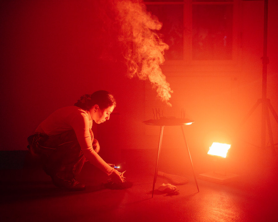 Multisensory evenings: #2 A quiet digest, Installation view, 2023, Friart.