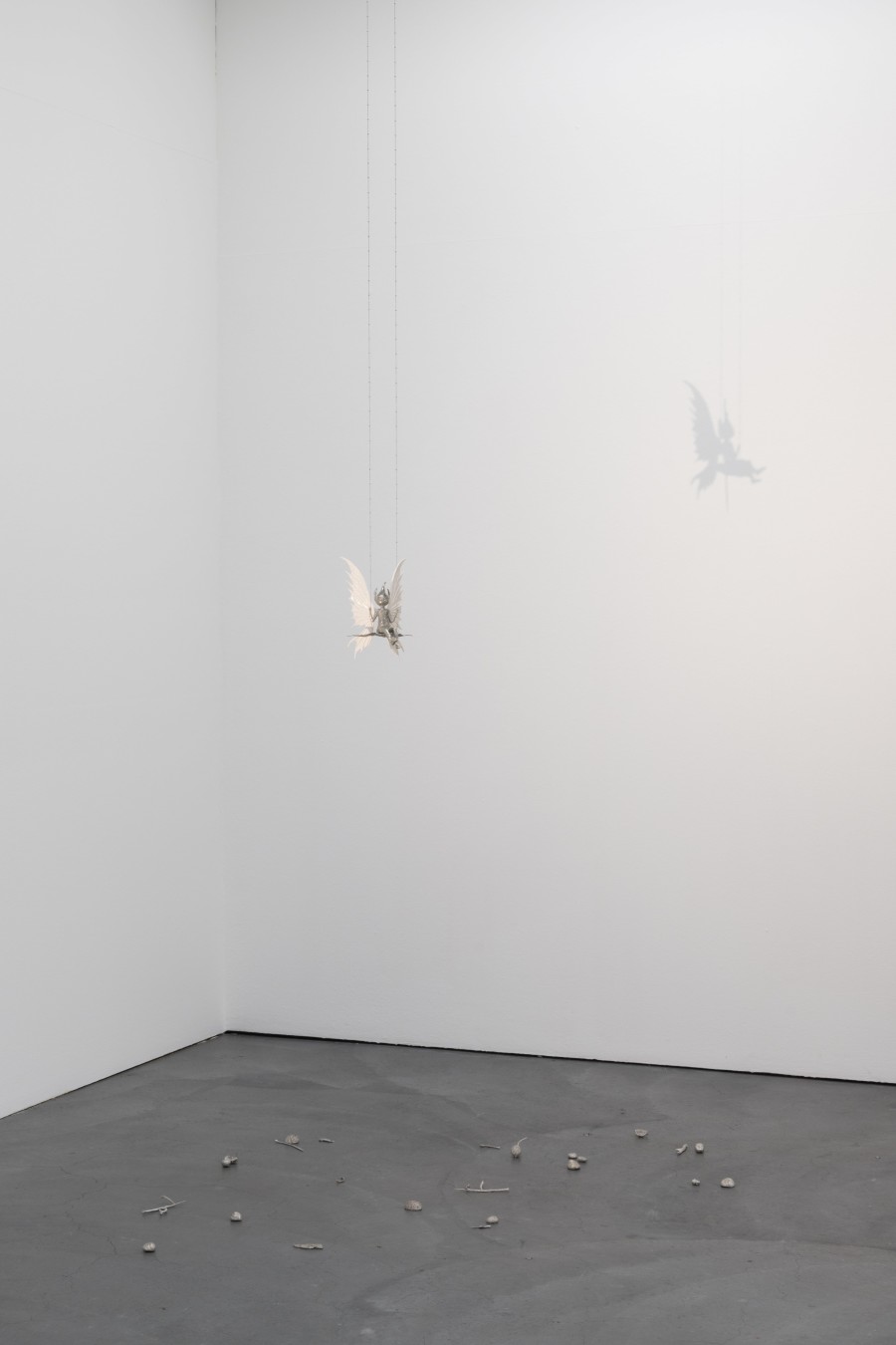 Alyona Grekova, Guardian fairy/When dreams come true, 2022. Installation view Kunsthaus Baselland 2022. Photo: Finn Curry