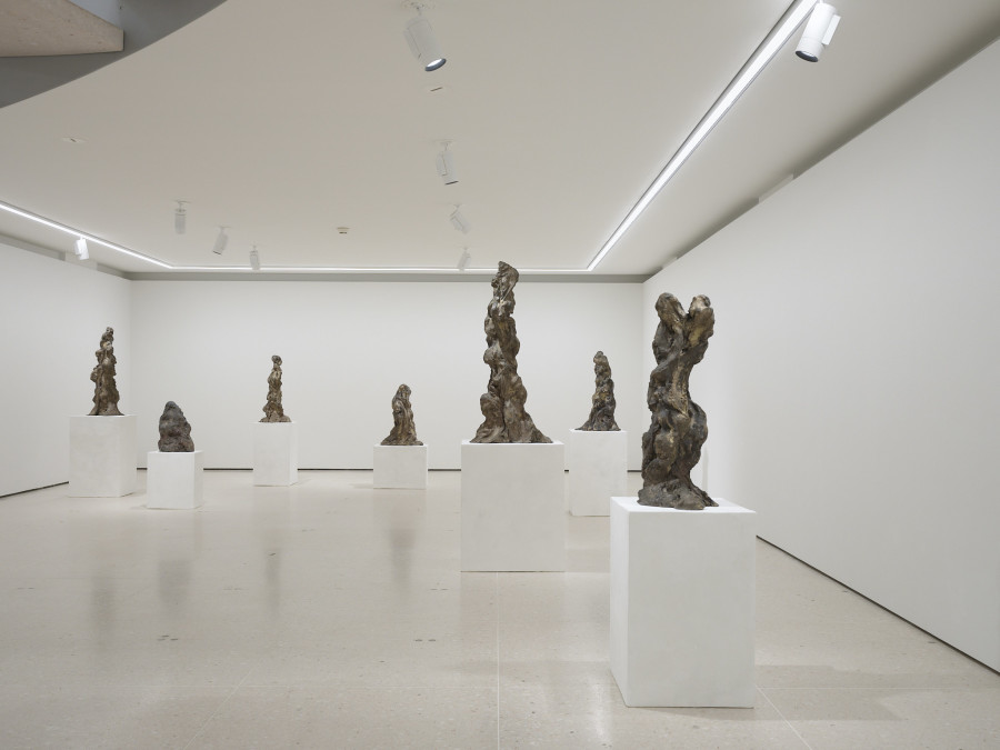 Exhibition view, Turning Tide, Jonas Burkhalter, Claudia Kübler, Sara Masüger, Kunsthaus Zug, 2024-2025.