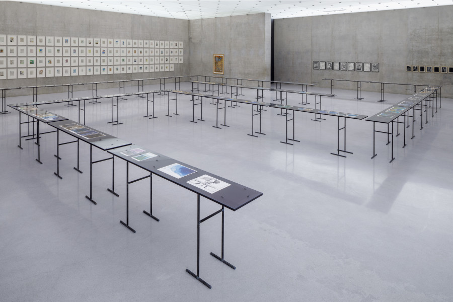 Günter Brus, Exhibition view third floor Kunsthaus Bregenz, 2024. Photo: Markus Tretter. Courtesy of the artist. © Günter Brus, Kunsthaus Bregenz